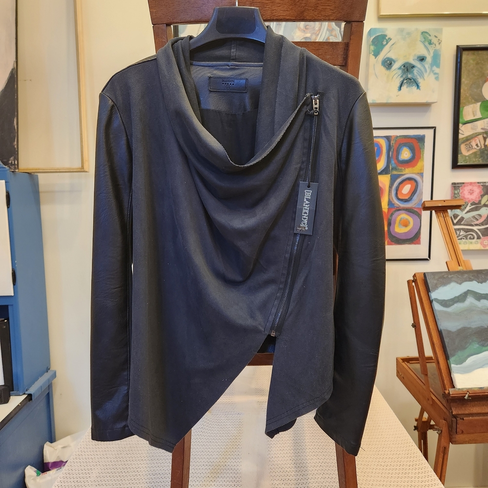 NWT Black Asymmetrical Jacket